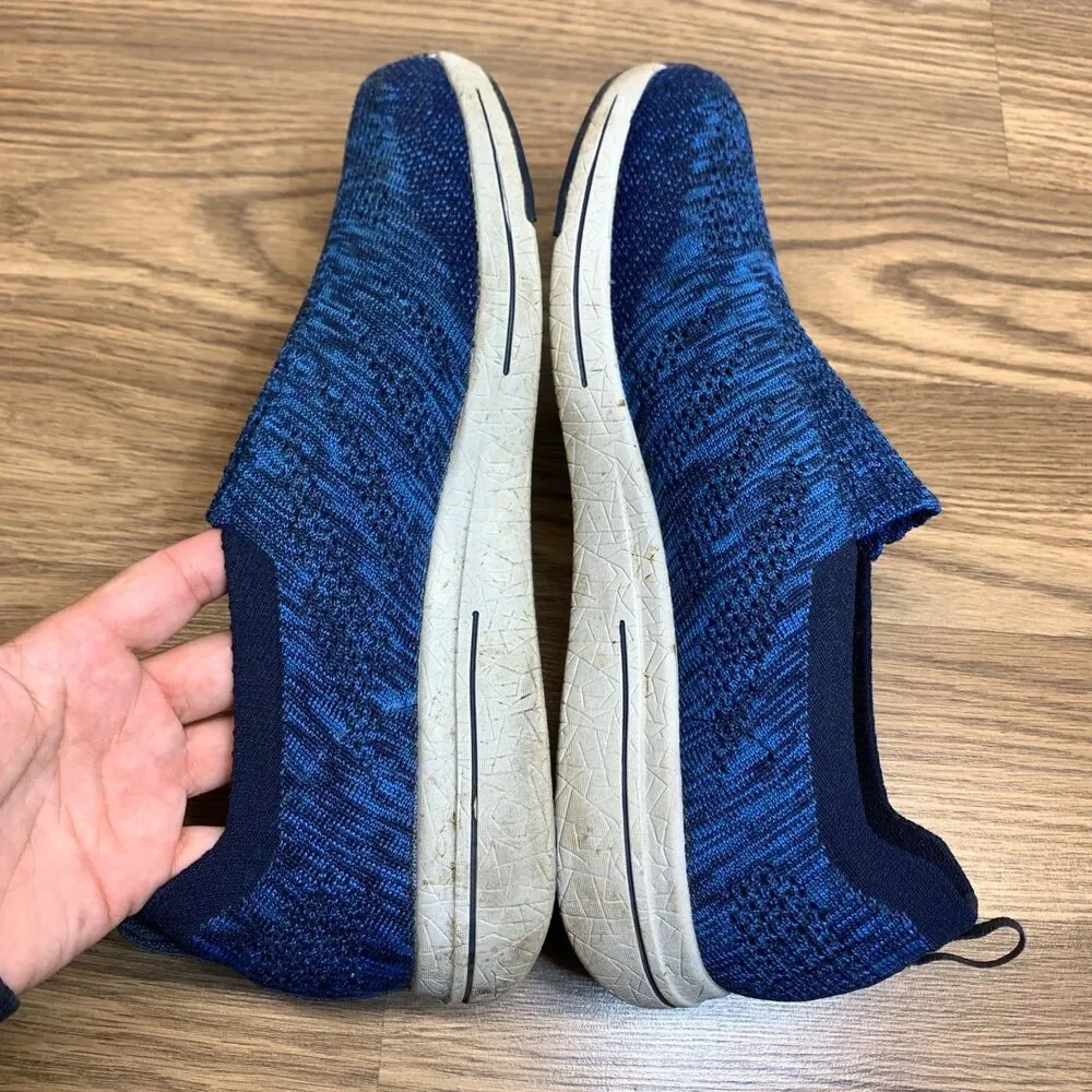 Skechers Burst 2.0 Mens Size 10 Shoes‎ Blue Slip On Comfort Walking Sneakers